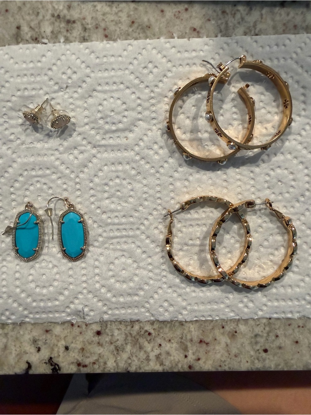 Kendra Scott, Kate Spade and Tory Burch Earring Bundle
